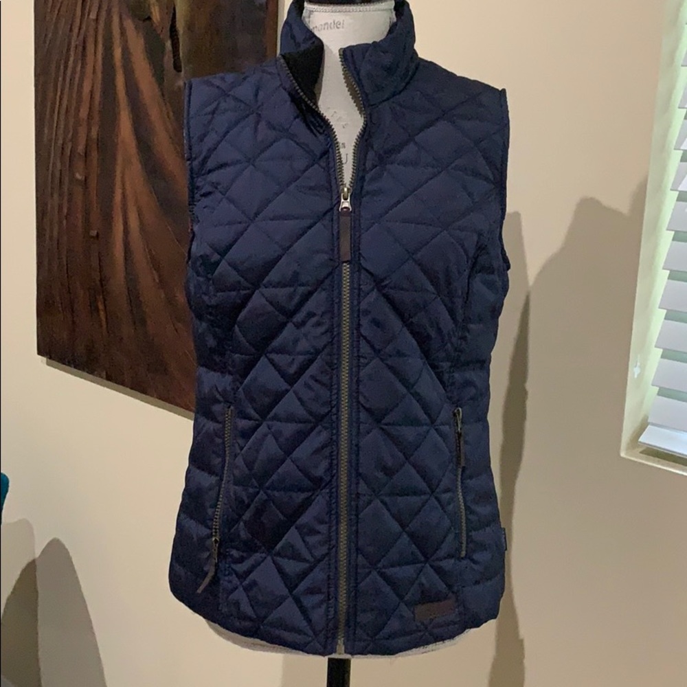 Quilt vest blue